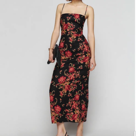 Reformation Frankie Linen Dress Admire Size